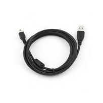 senukai adapteriai - Gembird Cable USB to USB-mini Black 1.8m - 2 nuotrauka