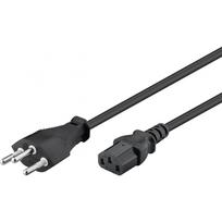 type 2 kabels - Goobay Kaltgerätekabel (Schweiz) juodas Cable 2 Meter - 2 nuotrauka