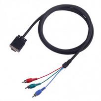vga kabelis - Sbox VGA-3XRCA M/M 2M VGA-1022 - 2 nuotrauka
