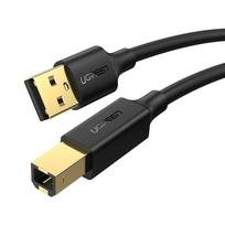 usb type b ugreen - UGREEN US135 USB 2.0 A-B printer cable, gold plated, 5m (black) - 2 nuotrauka