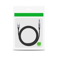 usb c to jack 3.5 - USB-C cable UGREEN CM450 to 3.5mm AUX mini jack, 1m (black) - 2 nuotrauka