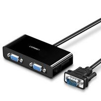 vga splitter - UGREEN 40254 VGA video splitter up to 2x VGA - 1m (black) - 1 nuotrauka
