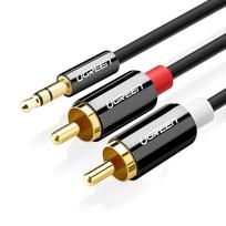 UGREEN AV116 3,5mm Jack to 2RCA (Cinch) Cable 5m (black)