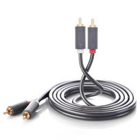 garso cable - UGREEN 2RCA (Cinch) to 2RCA (Cinch) Cable 5m (black) - 3 nuotrauka
