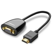 vga hdmi adapter audio - UGREEN MM105 HDMI to VGA Adapter, No Audio (Black) - 1 nuotrauka