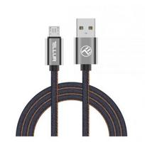 usb duomenu - Tellur Data cable, USB to Micro USB, 1m denim - 2 nuotrauka