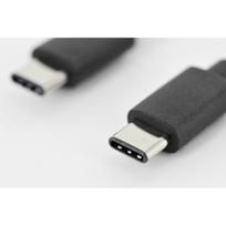usb type c to usb 2.0 - Kabelis ASSMANN USB Type-C connection cable type C to C M/M 1.0m High-Speed bl - 2 nuotrauka
