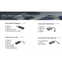 usb c to 3.2 gen 1 - Lenovo USB-C to 4 Ports USB-A Hub | 4X90X21427 - 2 nuotrauka