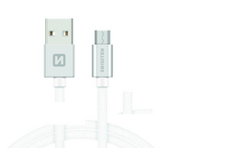 Swissten "Textile Micro USB 1.2M" Silver