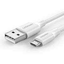 sata 3 cable - Ugreen Micro USB Cable QC 3.0 2.4A, 2m White - 1 nuotrauka