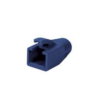 rj45 kistukai - Logilink RJ45 Plug Strain Relief Boot, 8.0mm (50 pcs.) MP0035B Blue - 2 nuotrauka