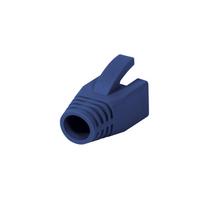 rj45 kistukai - Logilink RJ45 Plug Strain Relief Boot, 8.0mm (50 pcs.) MP0035B Blue - 3 nuotrauka