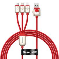 type c i micro usb - Baseus CASX010009 Red - 2 nuotrauka
