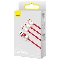 type c i micro usb - Baseus CASX010009 Red - 7 nuotrauka