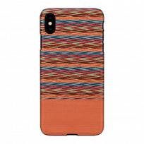 Man&Wood Browny Check Back Case For Apple iPhone X/XS Black/Brown