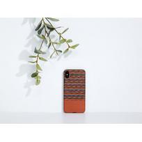 iphone xs deklas - Man&Wood Browny Check Back Case For Apple iPhone X/XS Black/Brown - 4 nuotrauka