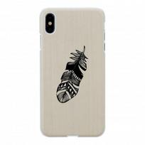 Man&Wood Indian Back Case For Apple iPhone XS Max White