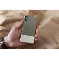 iphone xs deklas - Man&Wood Einstein Back Case For Apple iPhone X/XS Grey - 3 nuotrauka