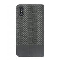 iphone xs deklas - Tellur Book Case Carbon for iPhone XS black - 2 nuotrauka