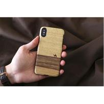Man&Wood "SmartPhone Back Case iPhone X/ XS" Terra Black