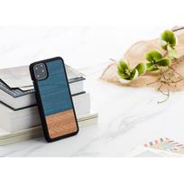 iphone 11 pro max deklas - Man&Wood "SmartPhone Back Case iPhone 11 Pro Max" Denim Black - 4 nuotrauka
