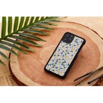 iphone 11 deklas - Man&Wood "SmartPhone Back Case iPhone 11 Pro Max" Blue Triangle Black - 3 nuotrauka