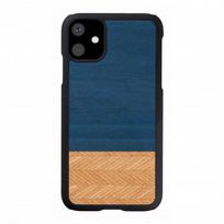 iphone 11 juodi - Man&Wood "SmartPhone Back Case iPhone 11" Denim Black - 2 nuotrauka