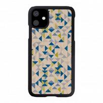 senukai iphone - Man&Wood "SmartPhone Back Case iPhone 11" Blue Triangle Black - 1 nuotrauka