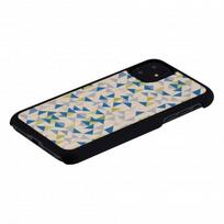 senukai iphone - Man&Wood "SmartPhone Back Case iPhone 11" Blue Triangle Black - 2 nuotrauka