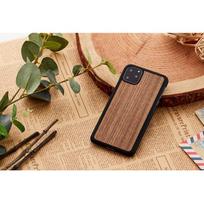 juodasis riesutmedis - Man&Wood "SmartPhone Back Case iPhone 11 Pro" Black Walnut Black - 3 nuotrauka