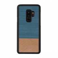 s9 plus - Man&Wood "SmartPhone Back Case Galaxy S9 Plus" Denim Black - 1 nuotrauka