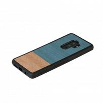 s9 plus - Man&Wood "SmartPhone Back Case Galaxy S9 Plus" Denim Black - 2 nuotrauka