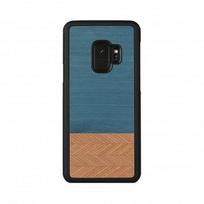samsung galaxy s9 deklas - Man&Wood "SmartPhone Back Case Galaxy S9" Denim Black - 1 nuotrauka