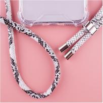 iphone xr deklas - Lookabe Necklace Snake Edition, skirtas iPhone XR, silver snake (loo019) - 4 nuotrauka