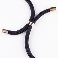 iphone 8 plus - Lookabe Necklace, skirtas iPhone 7/8+, gold black (loo002) - 3 nuotrauka