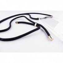 iphone 8 plus - Lookabe Necklace, skirtas iPhone 7/8+, gold black (loo002) - 4 nuotrauka