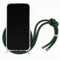 deklas iphone x - Lookabe Necklace, skirtas iPhone X/Xs, gold green (loo013) - 3 nuotrauka