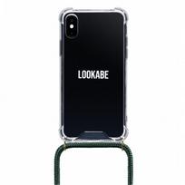 deklas iphone x - Lookabe Necklace, skirtas iPhone X/Xs, gold green (loo013) - 4 nuotrauka