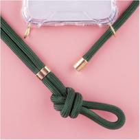 iphone 7 deklas - Lookabe Necklace, skirtas iPhone 7/8, gold green (loo011) - 3 nuotrauka