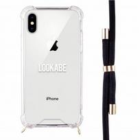 iphone xs max deklas - Lookabe Necklace, skirtas iPhone Xs Max, gold black (loo005) - 3 nuotrauka