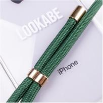 iphone xs max deklas - Lookabe Necklace, skirtas iPhone Xs Max, gold green (loo015) - 2 nuotrauka