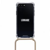 Lookabe Necklace, skirtas iPhone 7/8+, gold nude (loo007)