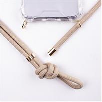 iphone 7 deklas - Lookabe Necklace, skirtas iPhone 7/8+, gold nude (loo007) - 3 nuotrauka
