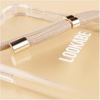 iphone 7 deklas - Lookabe Necklace, skirtas iPhone 7/8+, gold nude (loo007) - 6 nuotrauka