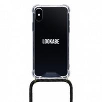 vandeniui atsparus iphone deklas - Lookabe Necklace, skirtas iPhone X/Xs, gold black (loo003) - 1 nuotrauka