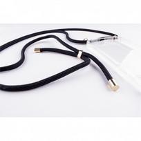 iphone xr deklas - Lookabe Necklace, skirtas iPhone Xr, gold black (loo004) - 4 nuotrauka