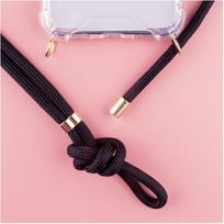 iphone xr deklas - Lookabe Necklace, skirtas iPhone Xr, gold black (loo004) - 6 nuotrauka