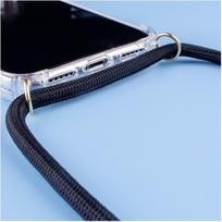 iphone xr deklas - Lookabe Necklace, skirtas iPhone Xr, gold black (loo004) - 8 nuotrauka