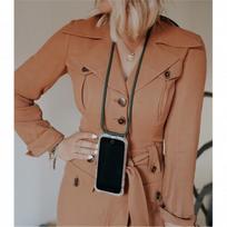 iphone xr deklas - Lookabe Necklace, skirtas iPhone Xr, gold green (loo014) - 6 nuotrauka