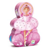 Djeco Silhouette Puzzle Ballerina With The Flower DJ07227